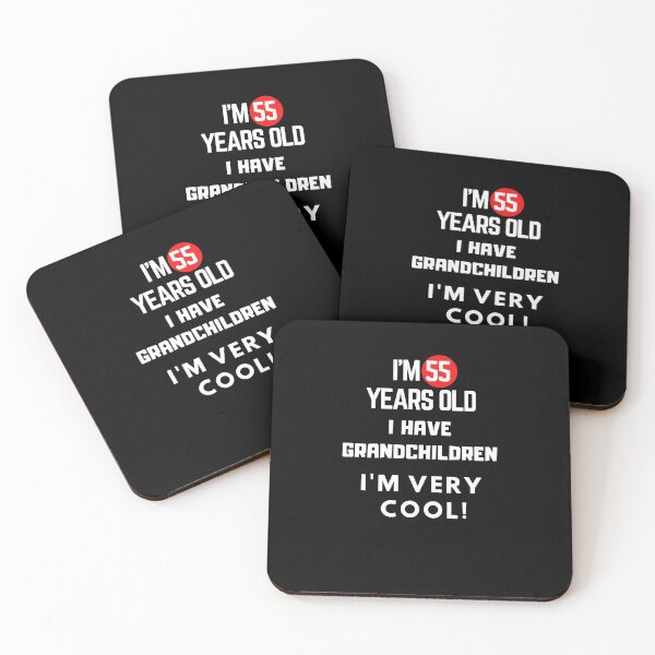 Item preview, I'm 55 Years Old, I Have Grandchildren. I'm Very Cool! designed and sold by Aminovak.