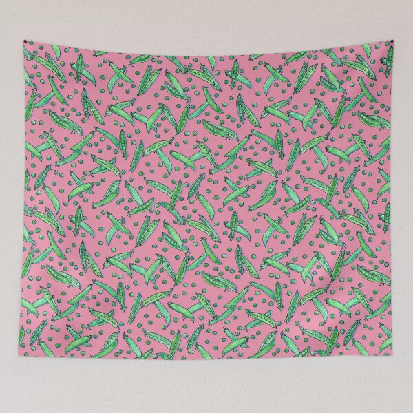 Item preview, Pea Sweet Peas Cute Illustration Summer Vegetables Pattern designed and sold by mythandframe.