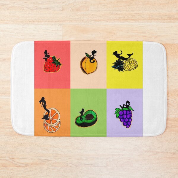 Item preview, Fruit Mermaid Silhouette designed and sold by Annaika Khoday.