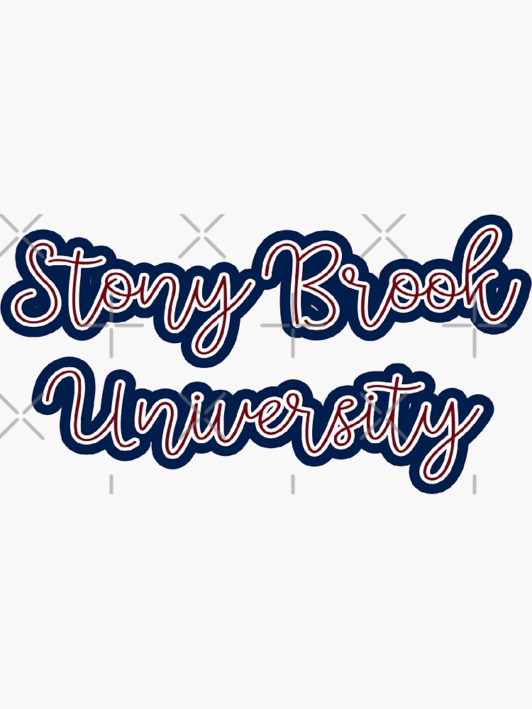 "stony brook university.2 sticker" Sticker for Sale by caitwalker20