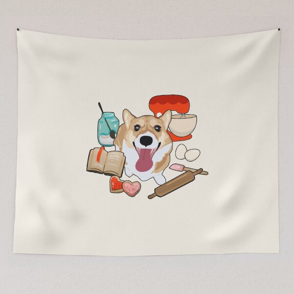 Item preview, Happy Corgi - Baking designed and sold by MaplewoodMerch.