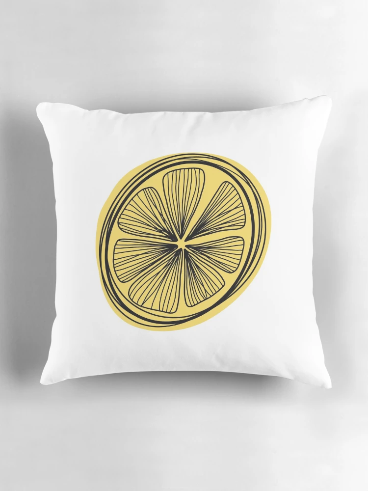 Thumbnail 3 of 4, Pillow, Lemon designed and sold by RMPIllustration.