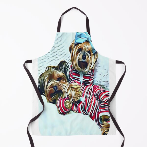 Item preview, Yorkies Getting Ready For Bed designed and sold by Sunleil.