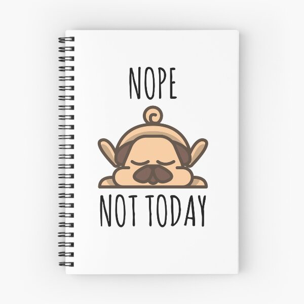 Item preview, Nope Not Today Lazy Idle Sleeping Dog Pet Lover Funny Tshirt designed and sold by ZachTheDesigner.