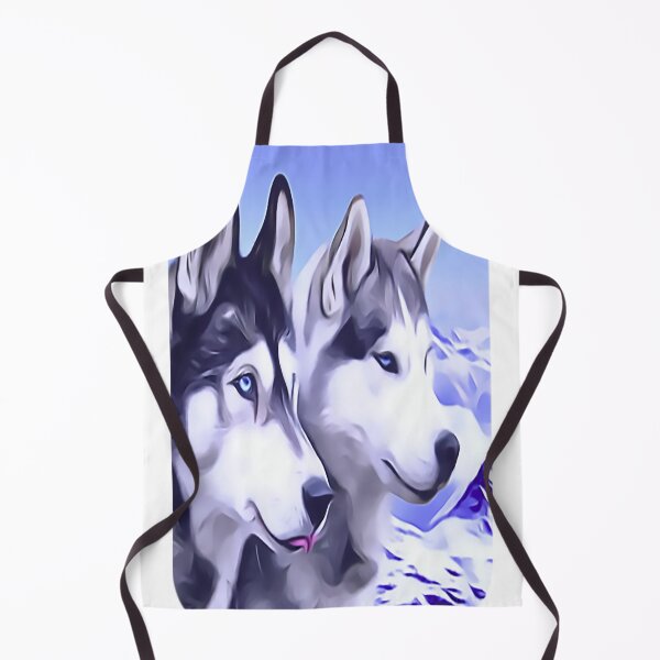 Item preview, A Pair of Siberian Huskies designed and sold by Sunleil.