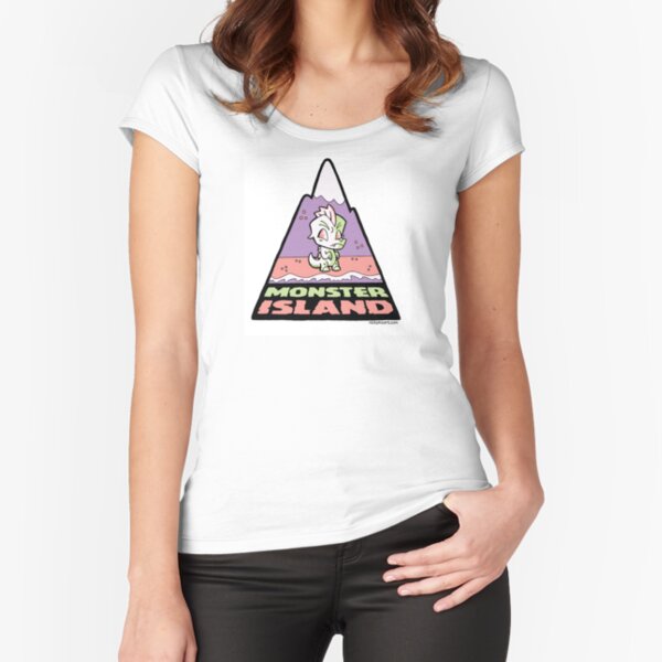 Monster Island Fitted Scoop T-Shirt