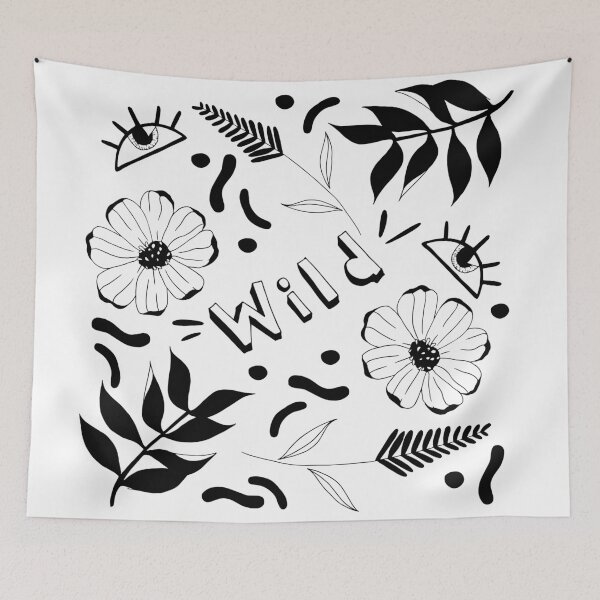 Item preview, wild ink art designed and sold by Ilustra Club.