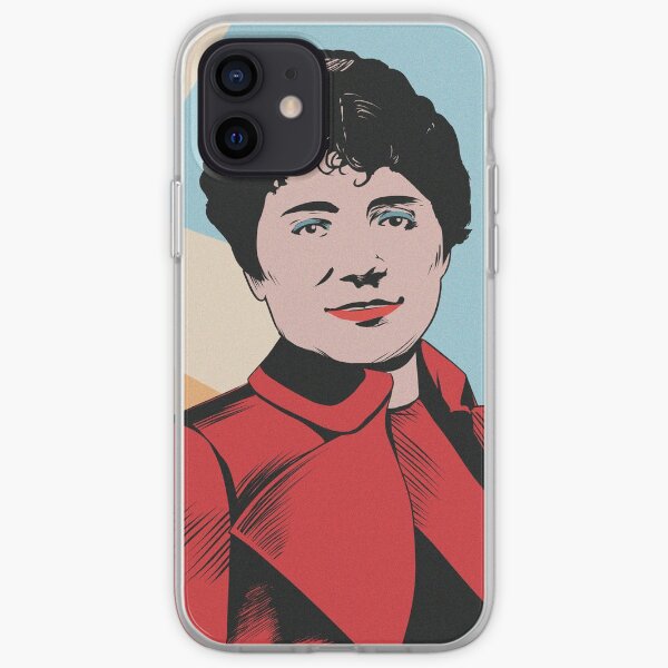 Rosalia de Castro - Popart Funda blanda para iPhone