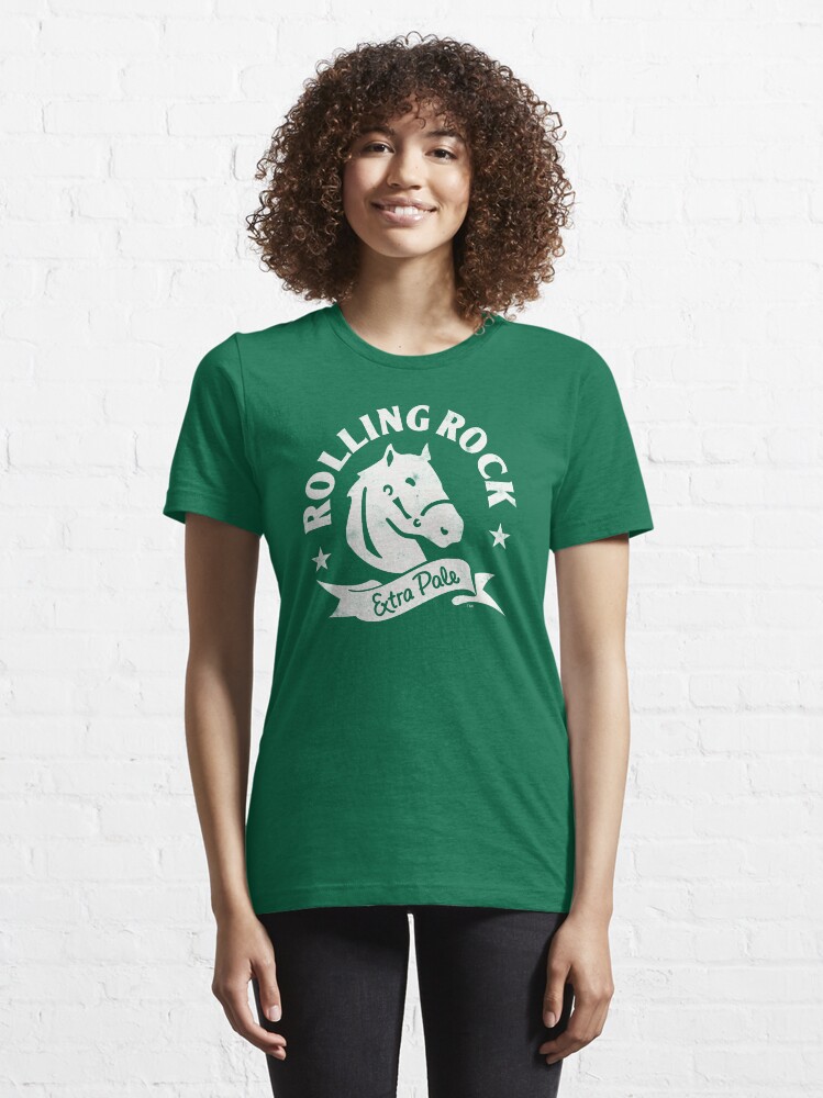 Alternate view of Rolling Rock Logo Essential T-Shirt