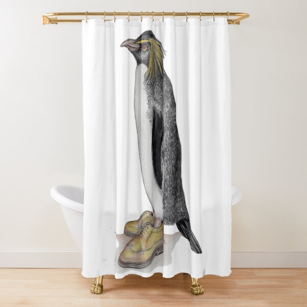 Item preview, Penguin in gold wingtips designed and sold by JimsBirds.