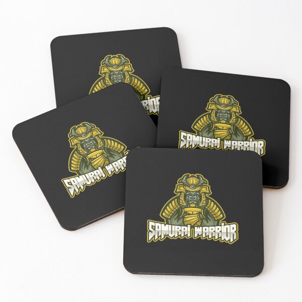 Samurai Coasters Redbubble - gold samurai roblox