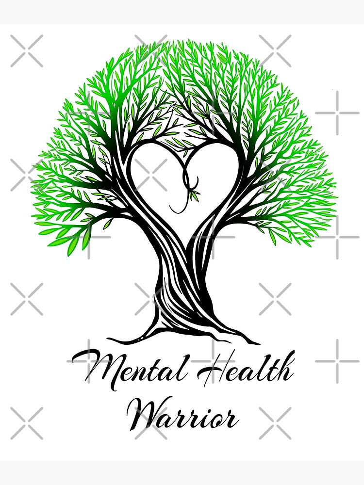 Disover Mental Health Warrior Support Premium Matte Vertical Poster