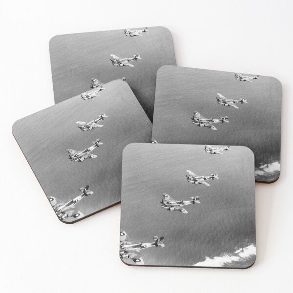 Item preview, Bristol Beaufort Torpedo Bombers Flying Over Coastline - WW2 - 1942 designed and sold by warishellstore.