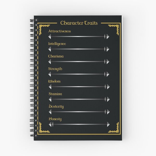Item preview, Honest Character Traits Sheet designed and sold by CloakAndDaggers.