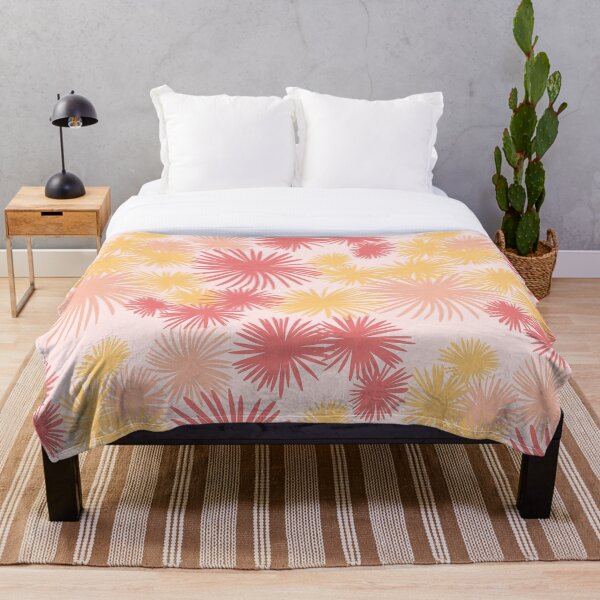 Item preview, Coral and Yellow Flowery Pattern designed and sold by Sengflo.