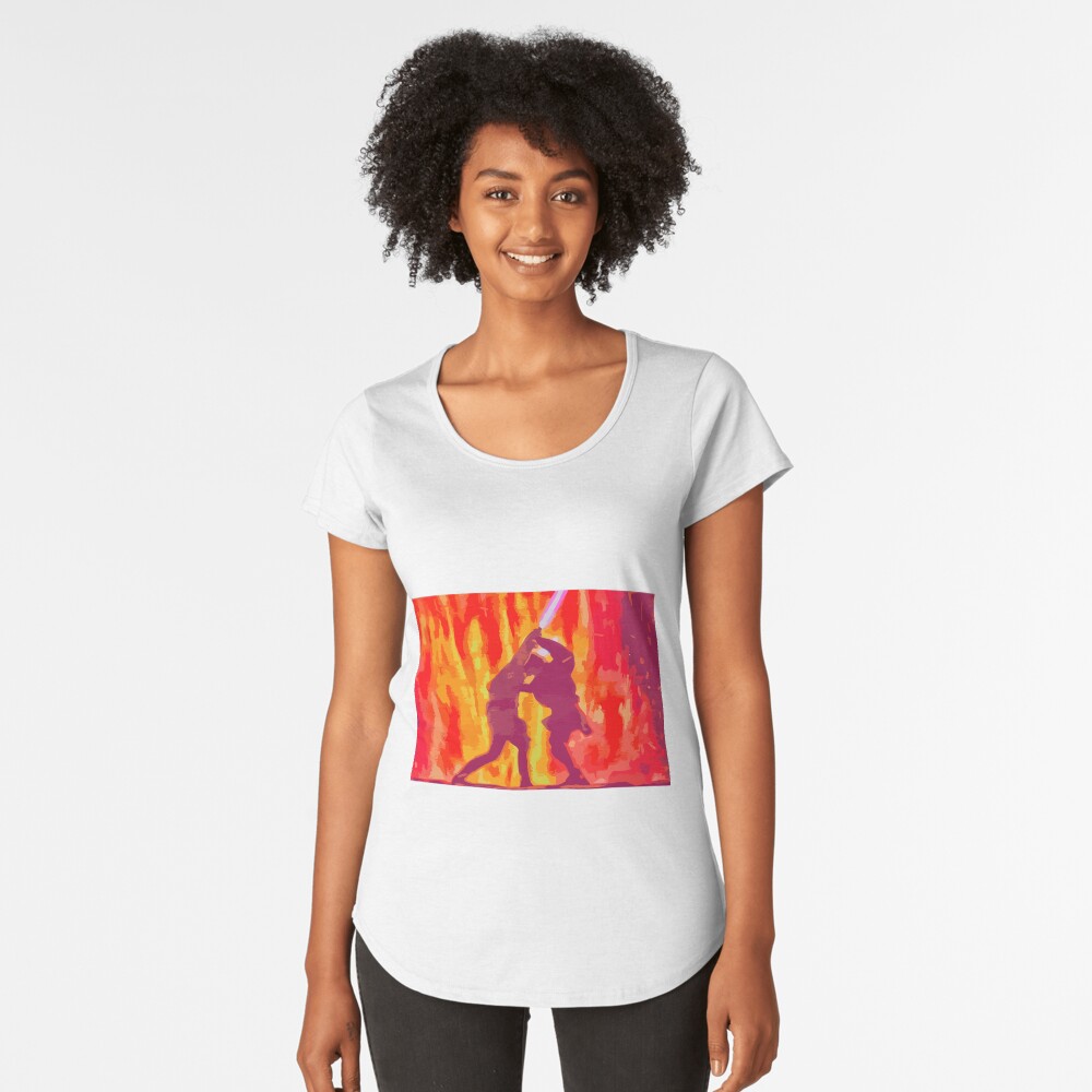 Aperçu de l'œuvre T-shirt premium échancré créée et vendue par loudxlights.