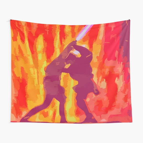 Anakin and Obi-Wan's Duel Tapestry