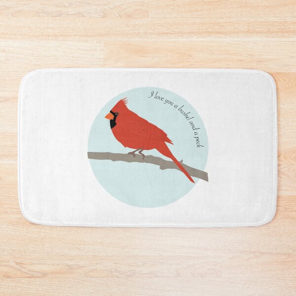 Item preview, I love you a bushel and a peck cardinal designed and sold by Madeline McKay.