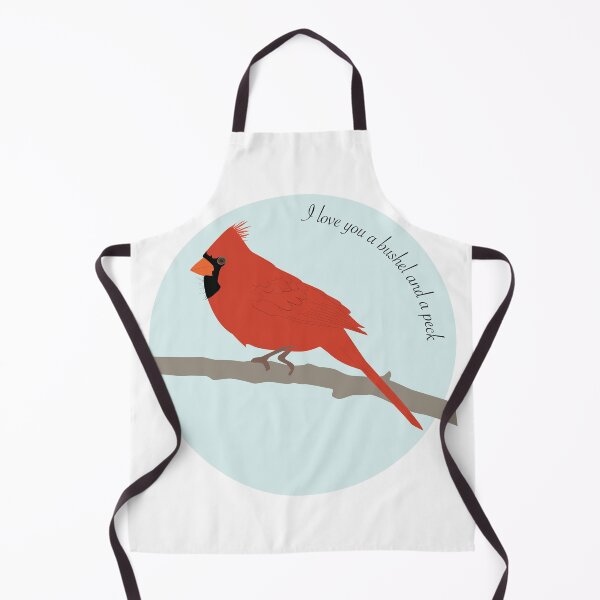 Item preview, I love you a bushel and a peck cardinal designed and sold by Madeline McKay.