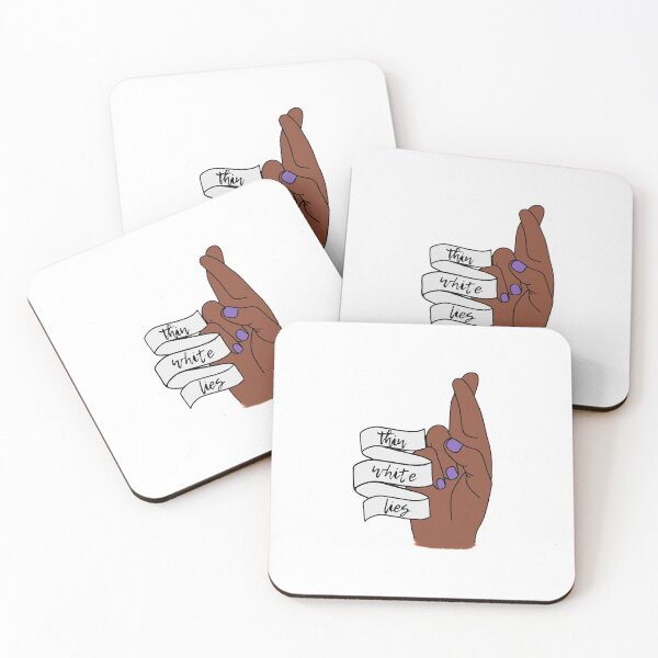 Item preview, Thin White Lies Fingers Crossed 2 designed and sold by halfaheart.