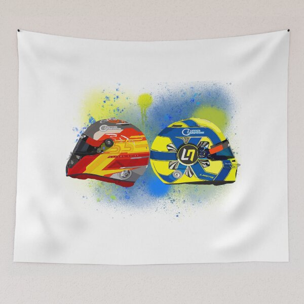 Item preview, Cascos Sainz y Norris designed and sold by jessramsay112.