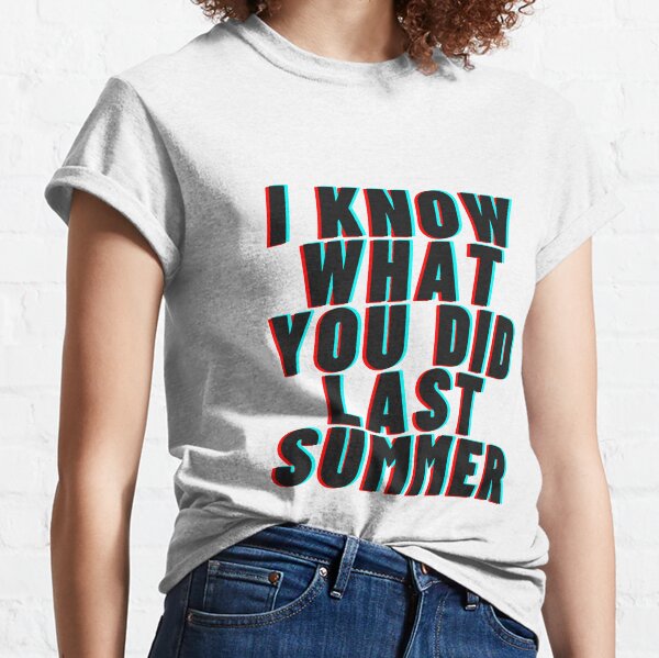 I Know What You Did Last Summer White T Shirt. Barry Ryan 