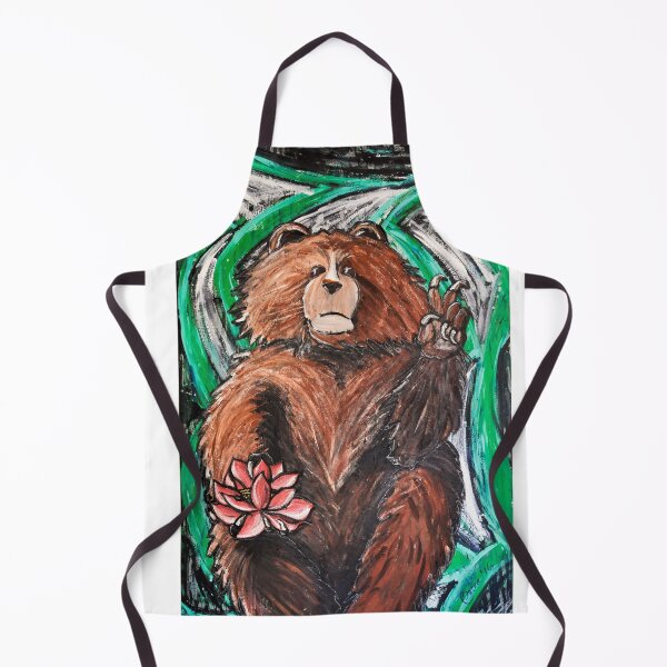 Item preview, Peaceful Demonstration: Lotus Bear designed and sold by Adventures in Expression - Rebecca Weeks.