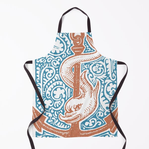 Item preview, Dolphin & Anchor Nautical Design (Blue & Red) designed and sold by Grandiloquent Word of the Day.
