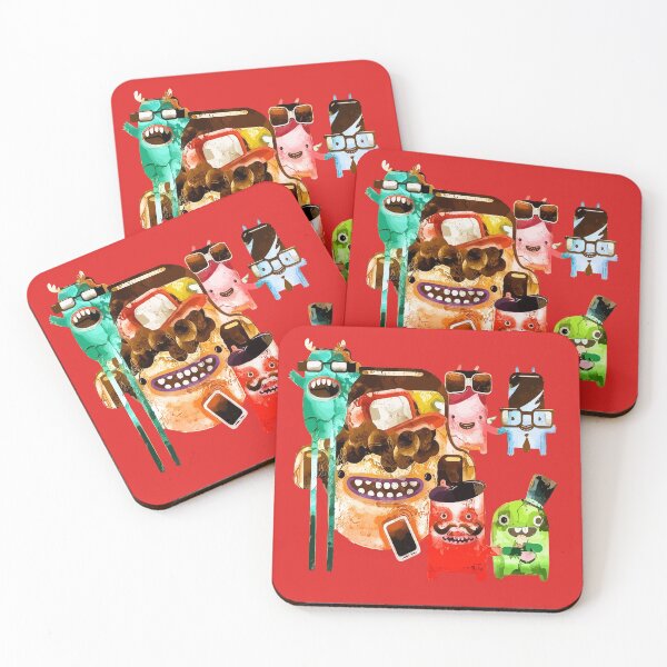 Item preview, Happy monsters designed and sold by harietteh.