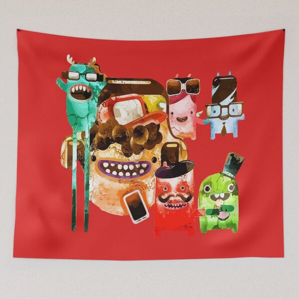 Item preview, Happy monsters designed and sold by harietteh.