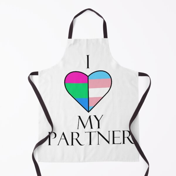 Item preview, I Love My Partner - Poly & Trans Pride Flags designed and sold by Sleeping-Satan.