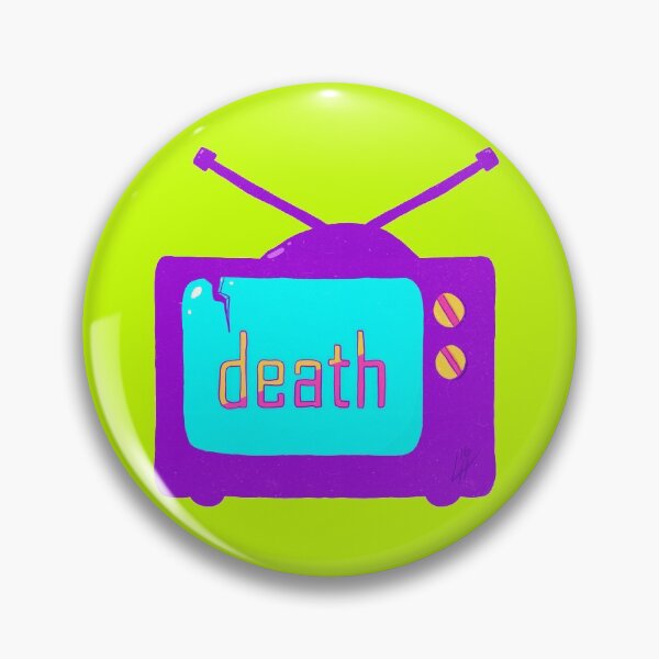 Item preview, Death by TV designed and sold by Lhollowaydesign.