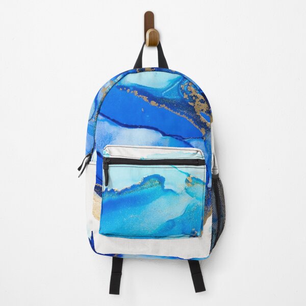 Item preview, The flow of blue abstract ink designed and sold by Ilze Lucero.