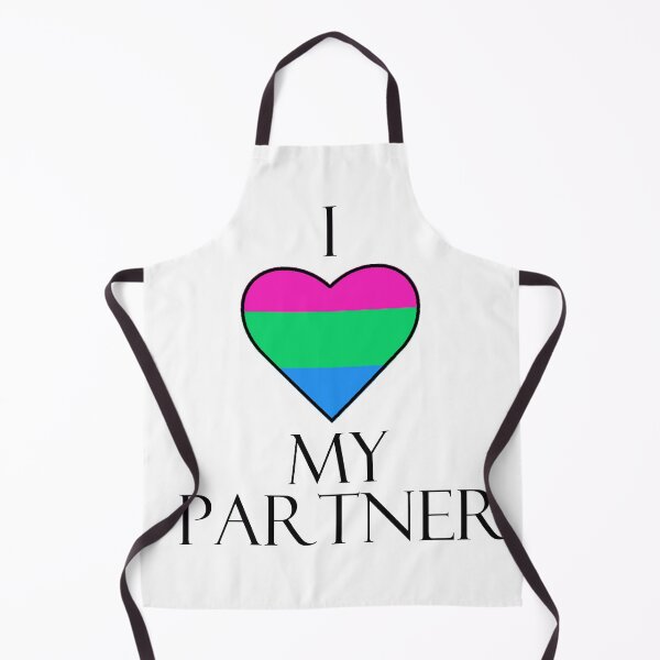 Item preview, I Love My Partner - Poly & Pride Flag designed and sold by Sleeping-Satan.