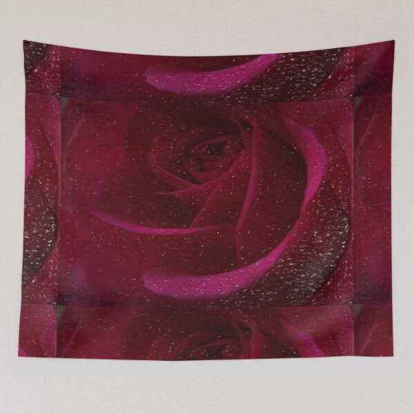 Item preview, A Burgundy Rose in Snow designed and sold by Sarah Vernon.