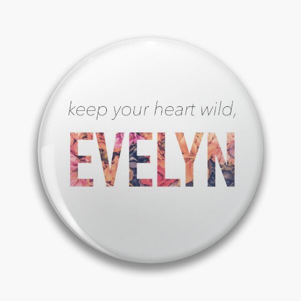 Item preview, Evelyn, keep your heart wild designed and sold by Cátia Lima.