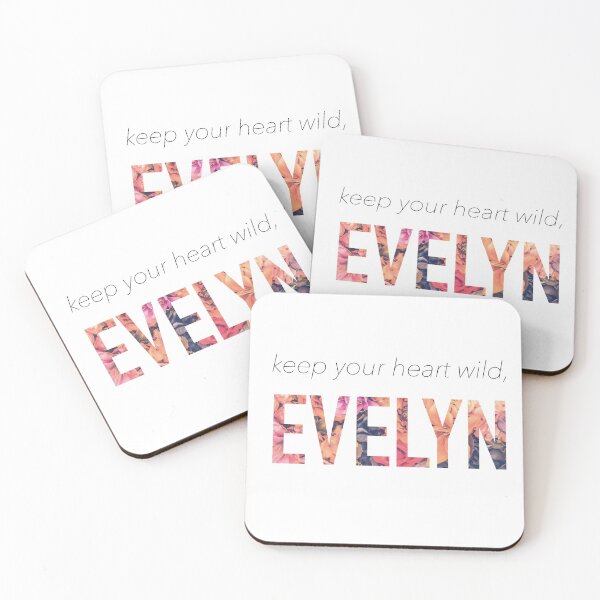 Item preview, Evelyn, keep your heart wild designed and sold by Cátia Lima.