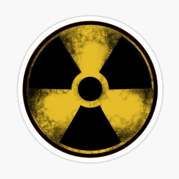 Nuclear Fallout Symbol Sticker