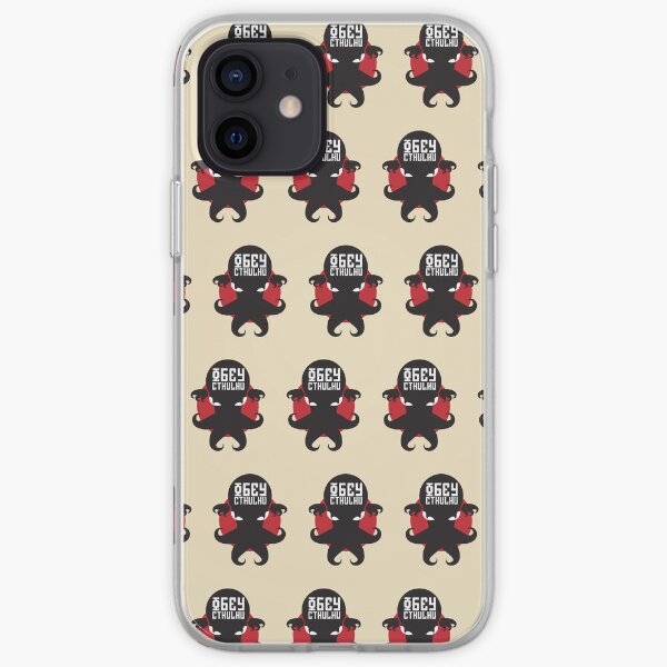 Obey Cthulhu - Crema para iPhone, iPad y iPod Funda blanda para iPhone
