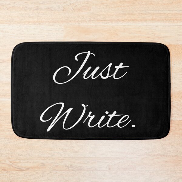 Item preview, Just Write. Vertical White designed and sold by TeaRoseWriter.