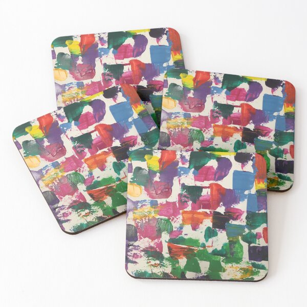 Item preview, Messy Color Blocks designed and sold by dinasdoodles.