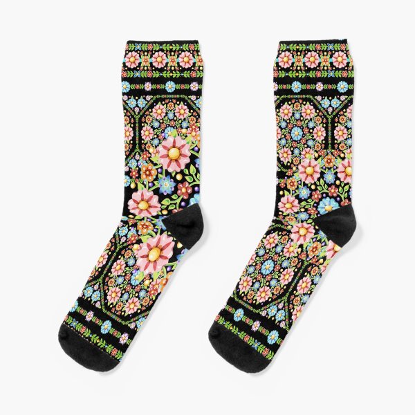 Millefiori Rosette Socks