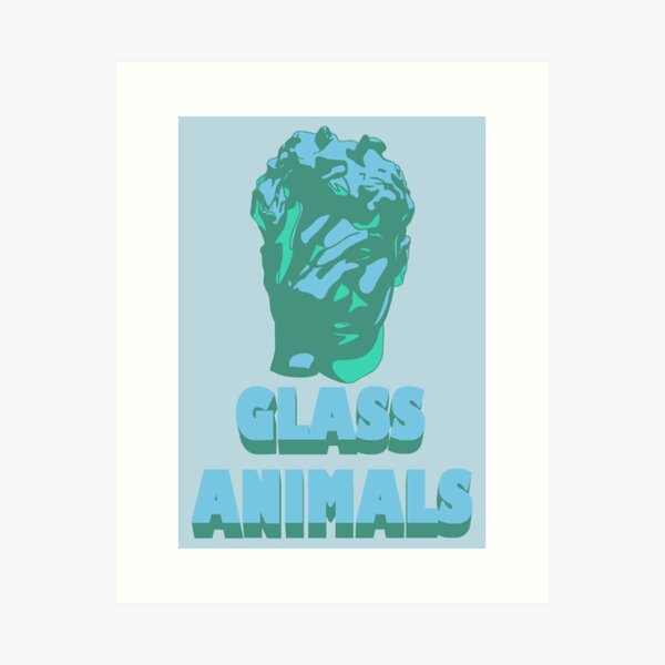 Item preview, Glass Animals Dreamland (Head and Logo) designed and sold by NoirPineapple.