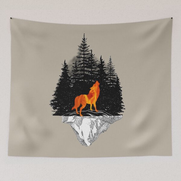 Item preview, fire wolf designed and sold by THE AMERICAN TEEVANGELIST.