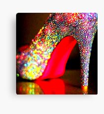 Glam Heels Canvas Print