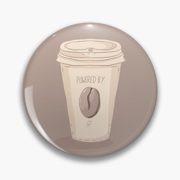 Item preview, Powered by Coffee designed and sold by Lhollowaydesign.