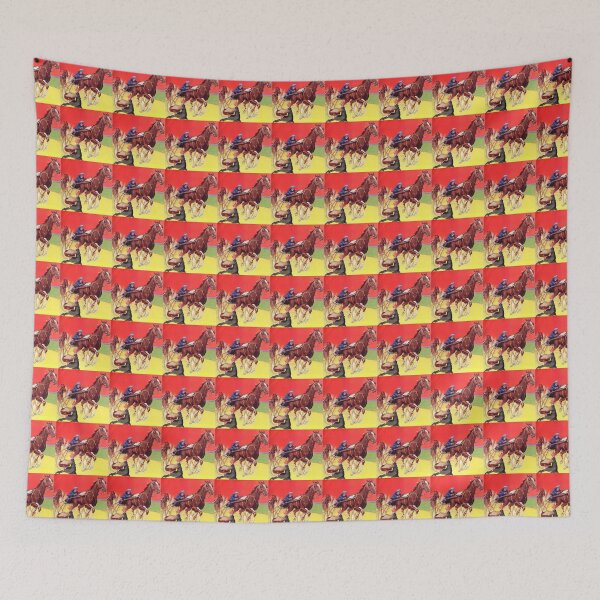 Item preview, 1930's classic art horse race track art Horses  designed and sold by Love30smovies.