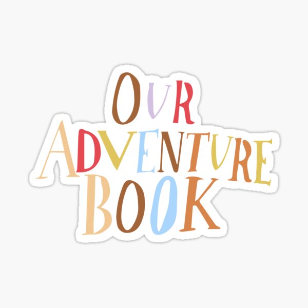 My Adventure Book Sticker for Sale by Lyndsedoodle