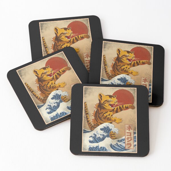 catzilla Coasters (Set of 4)