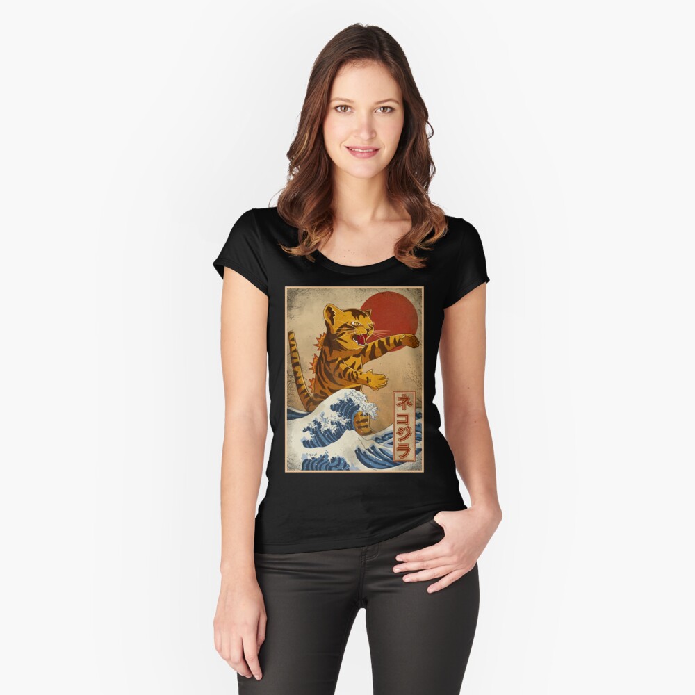 Item preview, Fitted Scoop T-Shirt designed and sold by gomskyartstudio.